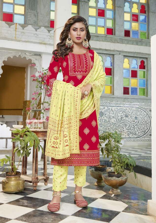 Alveera 1 New Exclusive Wear Fancy Kurti Pant With Dupatta Collection